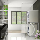 NNEDSZ Dryer Stand Maxi: Adjustable Front Load Washer Machine Dryer Shelf