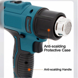NNEDSZ 2200W Cordless Heat Gun Hot Air Gun Temperature 300~580 Degree Celsius For Makita 18V Battery