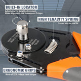 NNEDSZ DT12 Crimper 4 Way Indent,8 Impression iCrimp Closed Barrel Type Deutsch Crimper