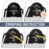 NNEDSZ DT16 Crimper 4 Way Indent,8 Impression iCrimp Closed Barrel Type Deutsch Crimper