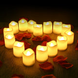 NNEDSZ 48PCS Flameless LED Tea Light Tealight Candle Wedding Decoration