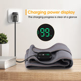 NNEDSZ Electric Dual Infrared Light Heat Back Massager Waist Brace Lumbar Support Belt