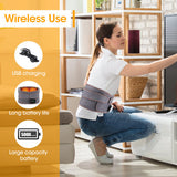NNEDSZ Electric Dual Infrared Light Heat Back Massager Waist Brace Lumbar Support Belt