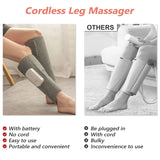 NNEDSZ Leg Massager Heated Air Compression Foot Massage Calf Circulation Muscles Relax