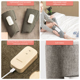 NNEDSZ Leg Massager Heated Air Compression Foot Massage Calf Circulation Muscles Relax