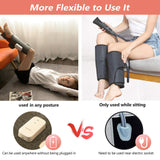 NNEDSZ Leg Massager Heated Air Compression Foot Massage Calf Circulation Muscles Relax