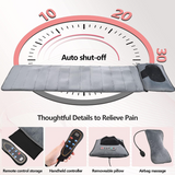 NNEDSZ 10 Vibrating Motors Massage Mat Full Body Heated Mattress Pillow Pain Relief AU
