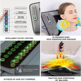 NNEDSZ 10 Vibrating Motors Massage Mat Full Body Heated Mattress Pillow Pain Relief AU