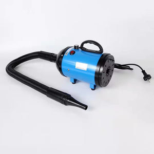 NNEDSZ 2800W Dog Dryer High Velocity Pet Dog Pet Blow Dryer Adjustable Speed 4 Nozzles Black