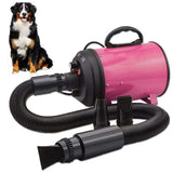 NNEDSZ 2800W Dog Dryer High Velocity Pet Dog Pet Blow Dryer Adjustable Speed 4 Nozzles