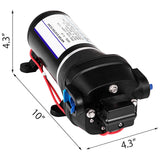 NNEDSZ 12V Water Pump FL-40 High Pressure 17/10LPM For Caravan Boat Camp Washdown
