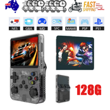 NNEDSZ Gray Portable  Retro Handheld Game Console 128GB 10000+ Games Retro Handheld Games