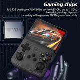 NNEDSZ Gray Portable  Retro Handheld Game Console 128GB 10000+ Games Retro Handheld Games