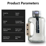 NNEDSZ Random Color Hydrogen Water Bottle 1.5L Hydrogen Rich Portable Rich Hydrogen Water Generator