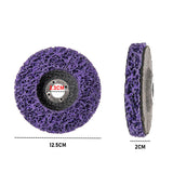 NNEDSZ 10 x 125mm x 22mm POLY STRIP DISC WHEEL PAINT RUST REMOVAL CLEAN GRINDER