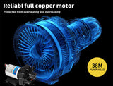 NNEDSZ 12V Caravan Water Pump High Pressure Self-priming rv Camping Boat 55PSI 11.3L/M