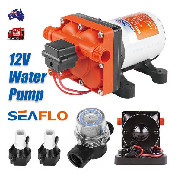 NNEDSZ 3 G/m RV Supreme 12v Water Pump for Caravan Motorhome Camper Trailer Boat Seaflo