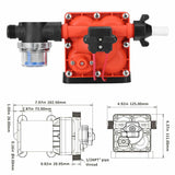 NNEDSZ 3 G/m RV Supreme 12v Water Pump for Caravan Motorhome Camper Trailer Boat Seaflo