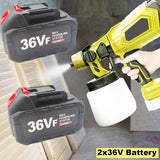 NNEDSZ Cordless High Pressure Airless Spray Gun Paint Sprayer For  36V Battery AU