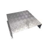 NNEDSZ 2mm Aluminium Alloy Plate Caravan Diesel Tank Cover for 10L/15L Fuel Tank Silver