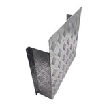 NNEDSZ 2mm Aluminium Alloy Plate Caravan Diesel Tank Cover for 10L/15L Fuel Tank Silver