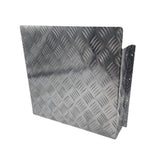 NNEDSZ 2mm Aluminium Alloy Plate Caravan Diesel Tank Cover for 10L/15L Fuel Tank Silver