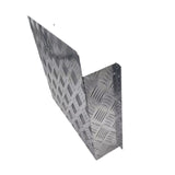 NNEDSZ 2mm Aluminium Alloy Plate Caravan Diesel Tank Cover for 10L/15L Fuel Tank Silver