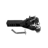 NNEDSZ 8 Ton Pintle Tow Hook Receiver Arm Hitch Towing Car Truck Heavy Duty Ball Combo