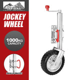 NNEDSZ Jockey Wheel 10" Inch Swing Up Rubber Wheel 1000kg Caravan Boat Trailer