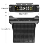 NNEDSZ Car TPMS Wireless Car Tire Tyre Pressure Monitor System LCD Tester + 4 Sensors