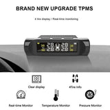 NNEDSZ Car TPMS Wireless Car Tire Tyre Pressure Monitor System LCD Tester + 4 Sensors