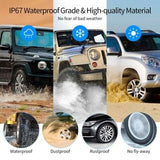 NNEDSZ Car TPMS Wireless Car Tire Tyre Pressure Monitor System LCD Tester + 4 Sensors