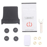 NNEDSZ Car TPMS Wireless Car Tire Tyre Pressure Monitor System LCD Tester + 4 Sensors