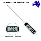 NNEDSZ Digital Cooking Kitchen Thermometer Food BBQ Meat Water Temperature Probe Gauge