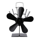 NNEDSZ Wood Heater Fan Eco Heat Powered Self-Powered Silent for Fireplace Stove Burner