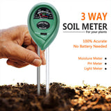 NNEDSZ 1x Soil PH Tester Water Moisture 3 in 1 Test Meter Kit For Garden Plant Testing
