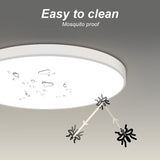 NNEDSZ 30cm white LED Ceiling Light  Round 18W / 24W Oyster Lamp Modern Cool White Light