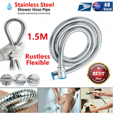 NNEDSZ 5 FT Handheld Shower Head Hose 1.5m Bathroom Stainless Steel Shower Water Tube