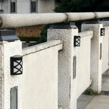 NNEDSZ Outdoor Solar Wall Lights Door Garden Step Bright 6 LED Fence Light Path Lamp AU