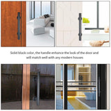 NNEDSZ 12" Barn Door Handle Sliding Flush Pull Wood Door Gate Hardware Stainless Steel