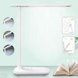 NNEDSZ Touch LED Desk Lamp Bedside Study Reading Table Light Dimmable USB Rechargeable