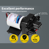 NNEDSZ 12V Caravan Water Pump High Pressure Self-priming rv Camping Boat 70PSI 20.8L/M
