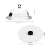 NNEDSZ 2xSmoking Gun Lid Dome Cover for Smoking Infusion Smoker Gun Meat Grill BBQ 16cm
