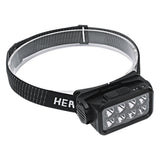 NNEDSZ BROUIT LED Motion Sensor Head Torch Headlight Rechargeable Headlamp Waterproof