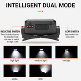NNEDSZ BROUIT LED Motion Sensor Head Torch Headlight Rechargeable Headlamp Waterproof