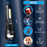 NNEDSZ Super Bright 30W 14LED Flashlight White Laser Tactical Torch Lamp for Camping AU