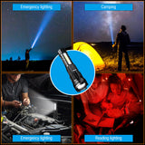 NNEDSZ Super Bright 30W 14LED Flashlight White Laser Tactical Torch Lamp for Camping AU