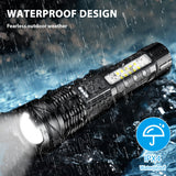 NNEDSZ Super Bright 30W 14LED Flashlight White Laser Tactical Torch Lamp for Camping AU
