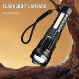 NNEDSZ Super Bright 30W 14LED Flashlight White Laser Tactical Torch Lamp for Camping AU