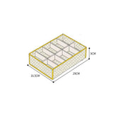 NNEDSZ 2Pcs 10 Grids Underwear Sock Panties Drawer Storage Bag Organizer Wardrobe Box